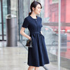 YQ-YZH2111春夏季韩版时尚气质中长款连衣裙女士修身高腰百褶裙西装打底裙 商品缩略图3
