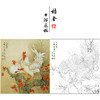 于非闇工笔花鸟白描底稿-公鸡《大吉图》斗方小品册页-多种白描尺寸可选-YF01 商品缩略图0