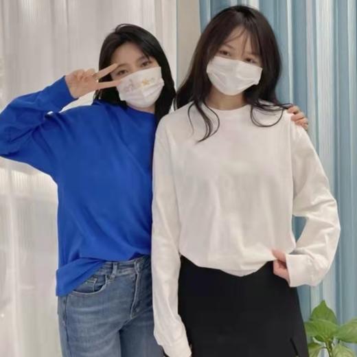 DUFFY GOYA 230克宽松纯棉长袖T恤 商品图2