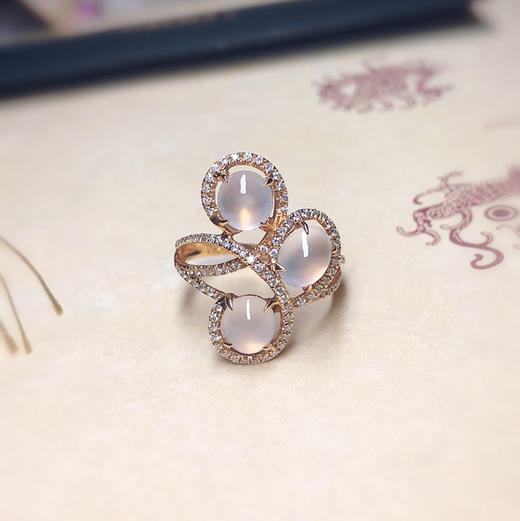 CLASSIC系列 天然翡翠戒指 商品图0