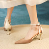 优雅百搭，包头尖头细跟高跟凉鞋LCC-C981 商品缩略图0