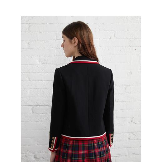 Teenie Weenie小熊【赵露思同款】2022年春款JK学院直筒黑色西装TTJK221202P 商品图4