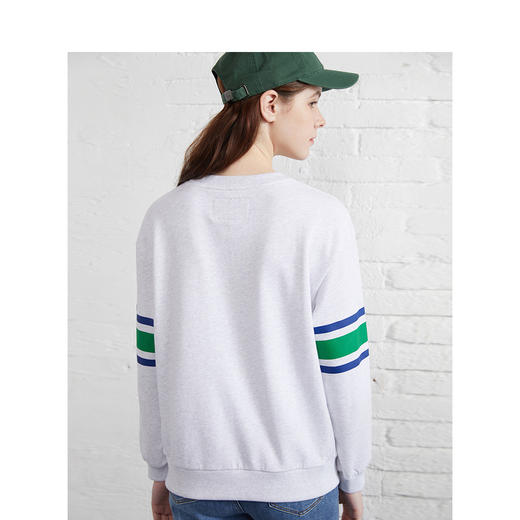 TeenieWeenie小熊2022春季新款圆领套头短款显瘦卫衣TTMA221206P 商品图2