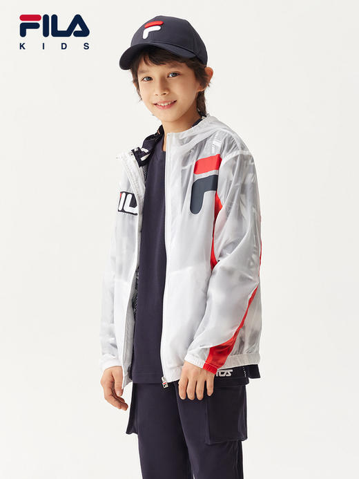 小斐乐男大童三合一外套2022夏季新款儿童潮流防晒服K12B221707F 商品图1