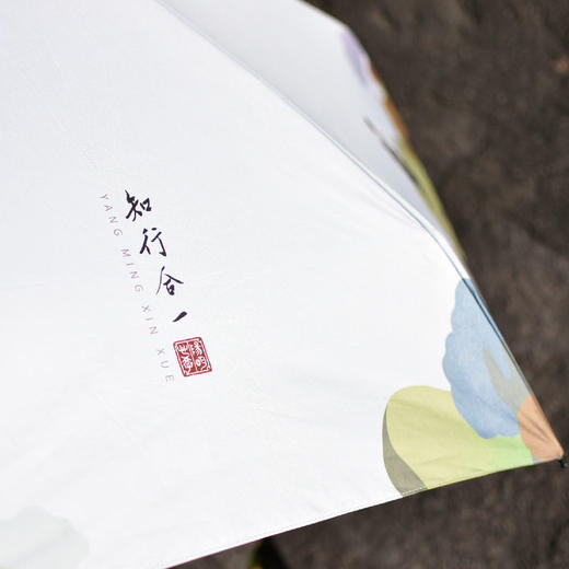 羽诗制造出品 阳明心学文创知行合一口袋杯五折伞套装 商品图3