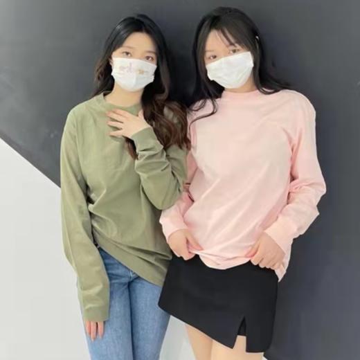 DUFFY GOYA 230克宽松纯棉长袖T恤 商品图3