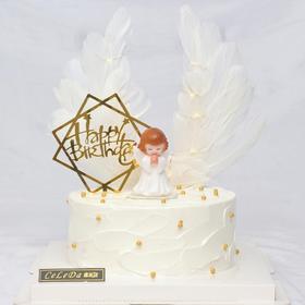 【优品系列】---【天使宝贝】送儿童生日蛋糕(097)