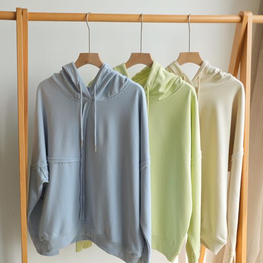 【不退不换】比纯棉更柔软 | 拼接减龄帽衫，不易打皱起球 商品图5