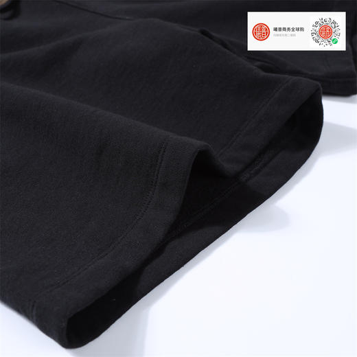 第七季男款植绒印花抽绳短裤 商品图3