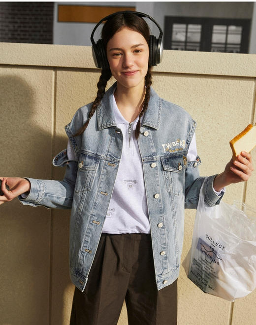 TeenieWeenie小熊2022夏牛仔外套TTJE222302T 商品图0