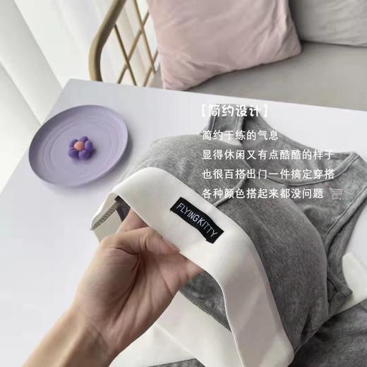 【夏装新款~】网红新品运动少女背心带胸垫一体式休闲服潮瑜伽健身跑步运动套装 商品图8