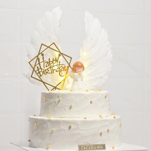 【优品系列】---【天使宝贝】送儿童生日蛋糕(097) 商品图1