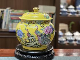 张彩云：帝王黄扒花荣华富贵盖罐