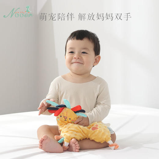 安抚巾婴儿可入口安抚宝宝睡觉神器手指玩偶玩具 商品图4