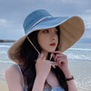 帽子女渔夫帽夏季防晒春夏遮阳帽太阳帽洋气遮脸遮阳圆脸大脸显瘦 商品缩略图1
