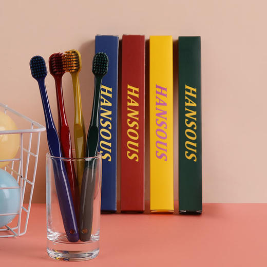 牙刷软毛成人 宽头牙刷4-8支 独立包装情侣学生牙刷 商品图6