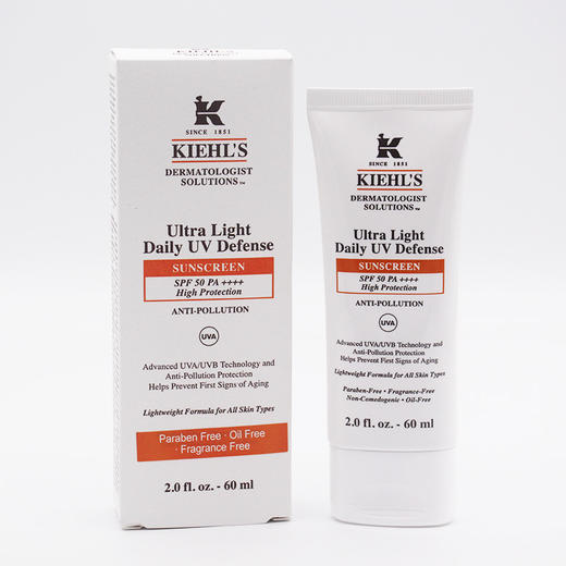 【中欧班列精选】 美国Kiehl's/ 科颜氏清爽防晒隔离霜 60ml/支 LPY 商品图4