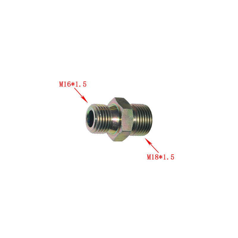 直通接头气路气管接头 对丝万杰16-18*1.5（5个装）包邮