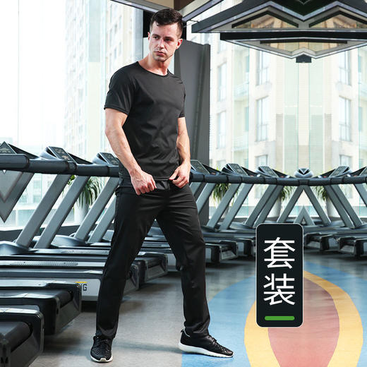 暴汗服男套装衣服健身衣运动发汗出汗服降体控体爆汗服 商品图8
