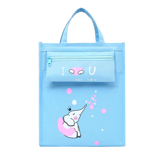 补习袋韩版小学生手提袋帆布儿童美术袋儿童中学生文件补习包拎包 商品图8