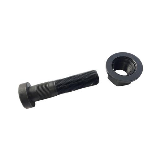 轮胎螺栓法兰螺母钢板螺丝L93mm配钢圈L112mm配铝合金轮辋鼓式车轴赛夫SAF 商品图4