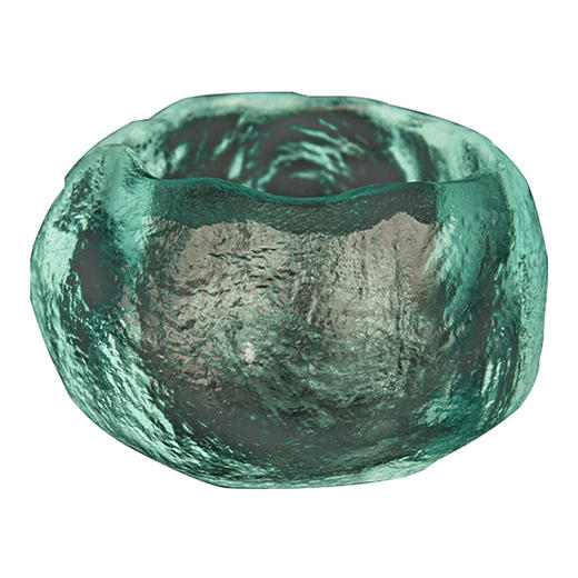 容山堂天青琉璃冰冻烧茶杯加厚主人杯单杯手工玻璃个人茶具品茗杯 商品图5