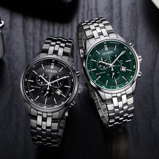 西铁城(CITIZEN)光动能男表防水钢带简约商务休闲款AT2149-85X 商品图8