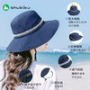 SHUKIKU舒可酷女士防晒遮阳帽夏防紫外线UV薄透气渔夫帽成人 商品缩略图4