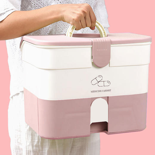 家德美医药箱家用版医用箱多功能急救箱大号药品收纳箱大容量家庭 商品图7