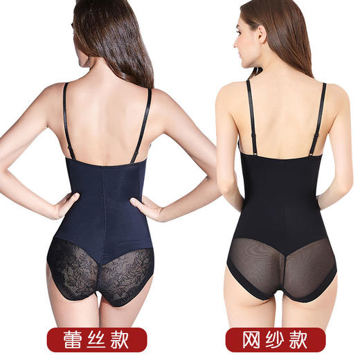 带文胸塑身连体衣美背聚拢吊带收腹肚子全身塑形美体薄女 商品图6
