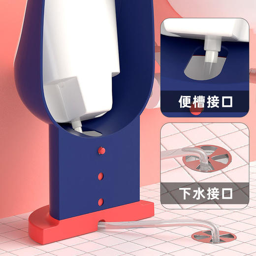 小孩男孩站立挂墙式便斗宝宝坐便器小便尿盆儿童尿壶马桶尿尿神器 商品图3