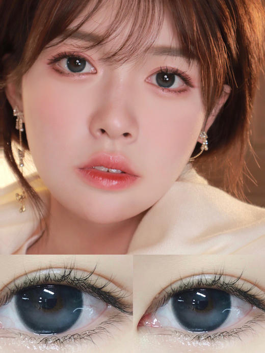 【日抛活动】cherryplum 全系列 冰糖丸&可可泡芙 | 【一盒10片，多盒购买更划算，选款色板在详情页内】，蓝色日抛 大直径日抛 商品图6