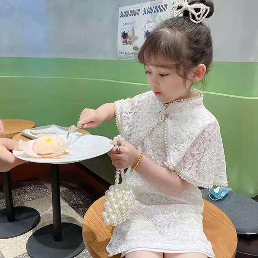 司藤同款女童连衣裙夏季旗袍裙夏款女宝宝汉服裙 商品图2