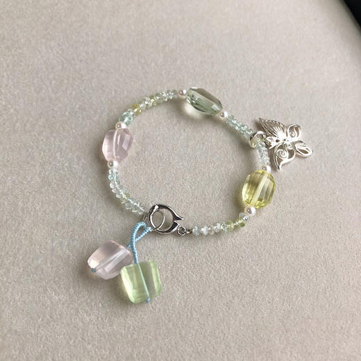 CHIC系列 合璧 · 天然水晶和绿柱石手链 商品图0