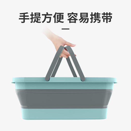折叠水桶塑料家用桶拖把桶大号特大桶子加厚提手储水拖地盆单桶小 商品图3