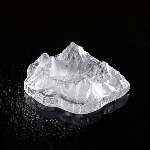 玻璃烟灰缸家用礼物客厅高颜值创意个性潮流复古轻奢琉璃冰山 商品图7