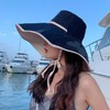 渔夫帽女早春遮阳帽夏天防紫外线网红大檐帽绑绳双面防晒太阳帽子 商品缩略图2