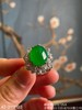 高冰帝王绿蛋面戒指 【42-2111103】具体价格微信咨询 商品缩略图6