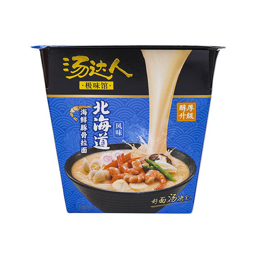 统一汤达人北海道风味海鲜豚骨拉面 96g 商品图0