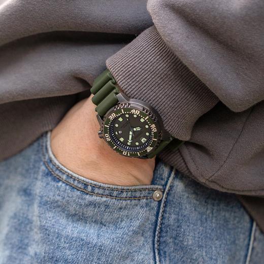 西铁城（CITIZEN）光动能男表PROMASTER系列运动潜水表BN0157-11X 商品图8