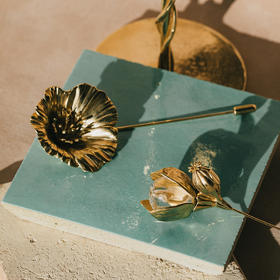 北京仓｜Goossens Paris-Talisman-虞美人 胸针［法国设计师］