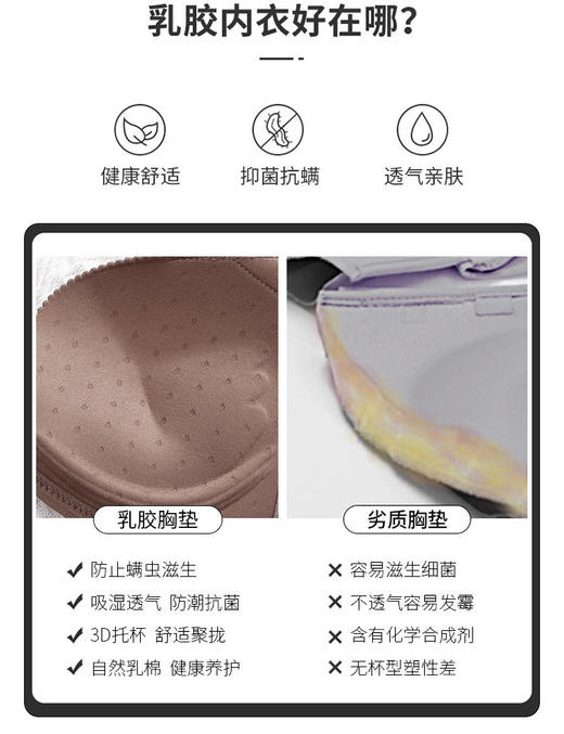 【3D立挺调整文胸】轻轻一扣，调整胸型！前扣设计更聚拢&蕾丝美背，无钢圈零束缚 商品图7