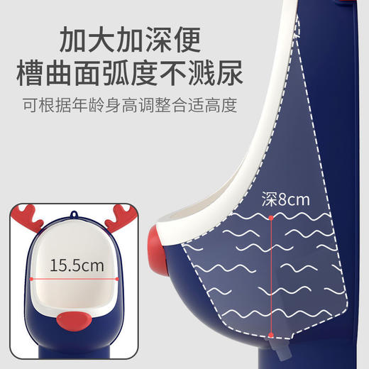 小孩男孩站立挂墙式便斗宝宝坐便器小便尿盆儿童尿壶马桶尿尿神器 商品图4