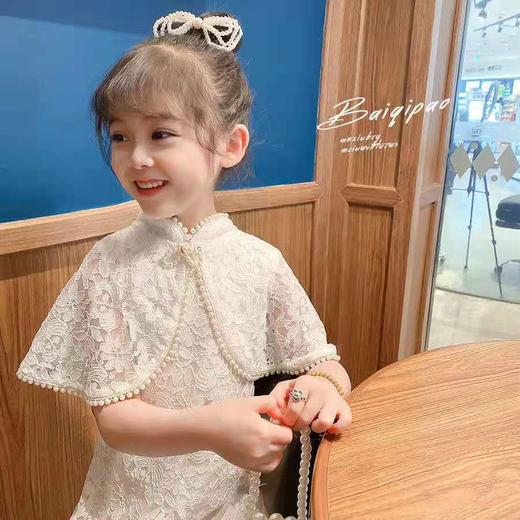 司藤同款女童连衣裙夏季旗袍裙夏款女宝宝汉服裙 商品图4