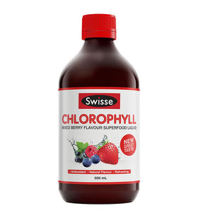 【直邮】Swisse斯维诗梅子味叶绿素液奶昔膳食青汁食品纤维500ml