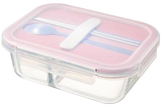 远梦轻食长方形高硼硅玻璃饭盒1040ml 商品图1