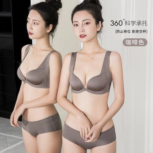 【3D立挺调整文胸】轻轻一扣，调整胸型！前扣设计更聚拢&蕾丝美背，无钢圈零束缚 商品图11
