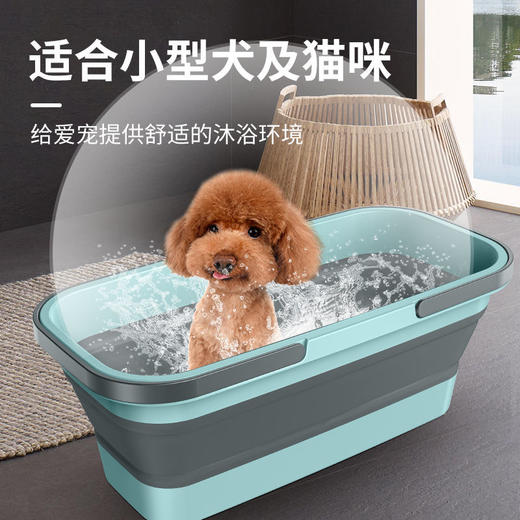 折叠水桶塑料家用桶拖把桶大号特大桶子加厚提手储水拖地盆单桶小 商品图5