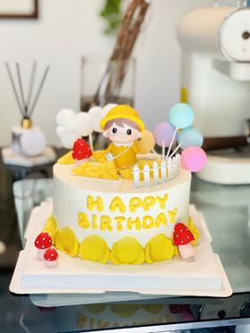 6-8寸 小黄帽女孩