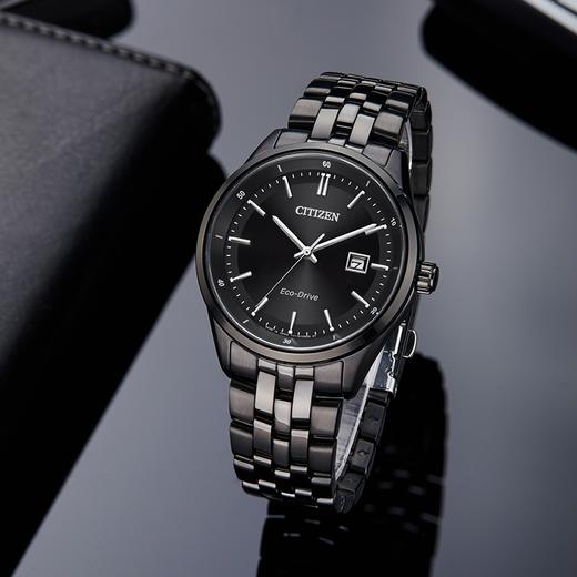 西铁城（CITIZEN）光动能男士腕表商务钢带款BM7565-80E 商品图2